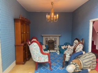 DOLL'S HOUSE - GEORGIAN TOWN HOUSE - DOLLS HOUSE FULLY FURNISHED - Image 8 of 13