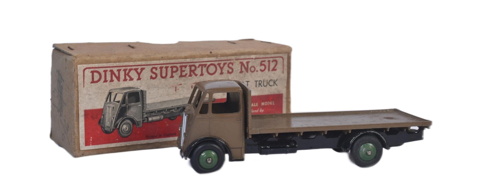 VINTAGE DINKY SUPERTOYS DIECAST MODEL 512 - GUY FLAT TRUCK