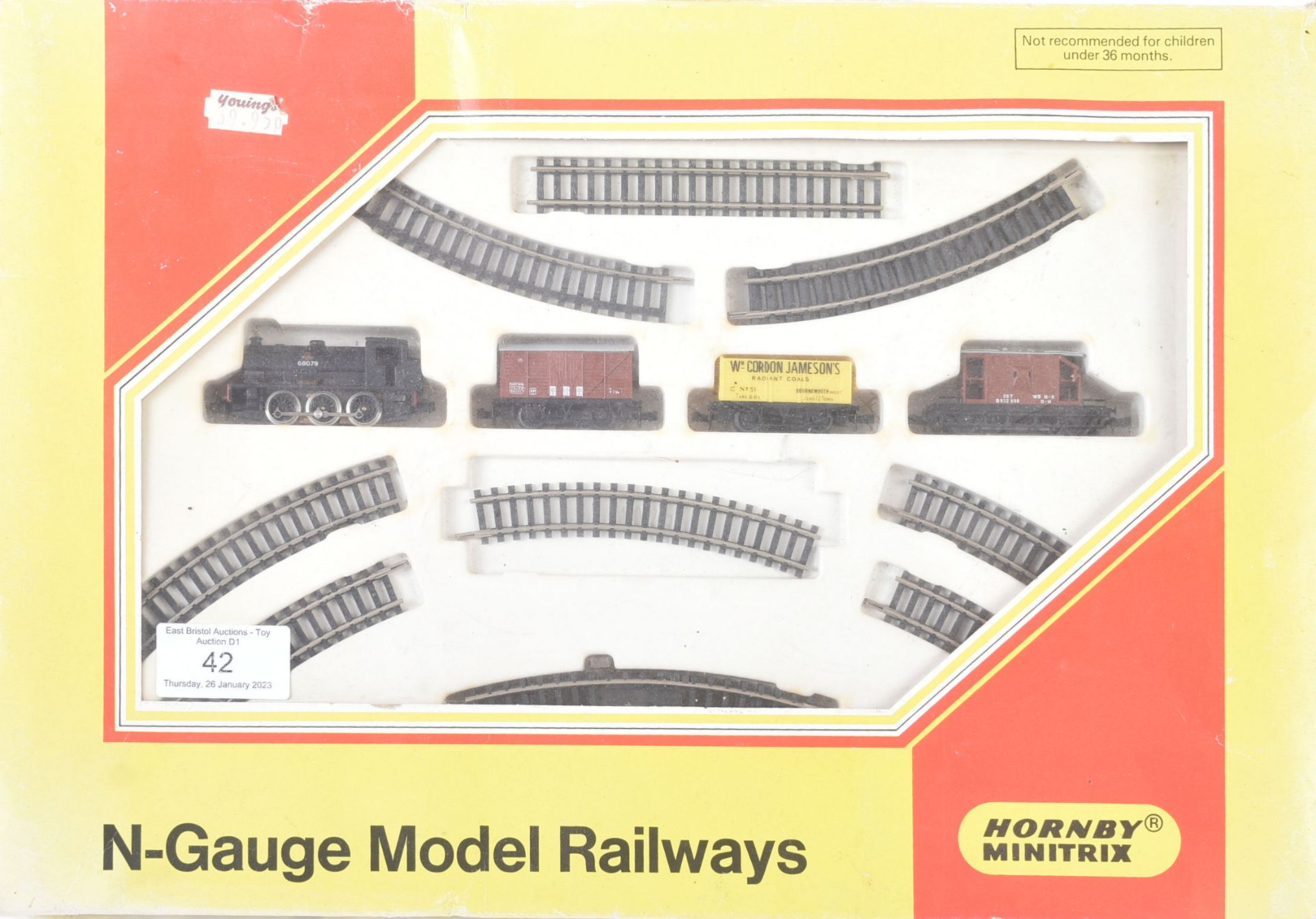 VINTAGE HORNBY MINITRIX N GAUGE MODEL RAILWAY TRAINSET