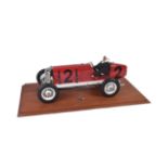 GILBOW 1/8 SCALE CLOCKWORK MODEL RACE CAR