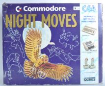 COMMODORE 64 NIGHT MOVES / MINDBENDERS VIDEO GAMES CONSOLE