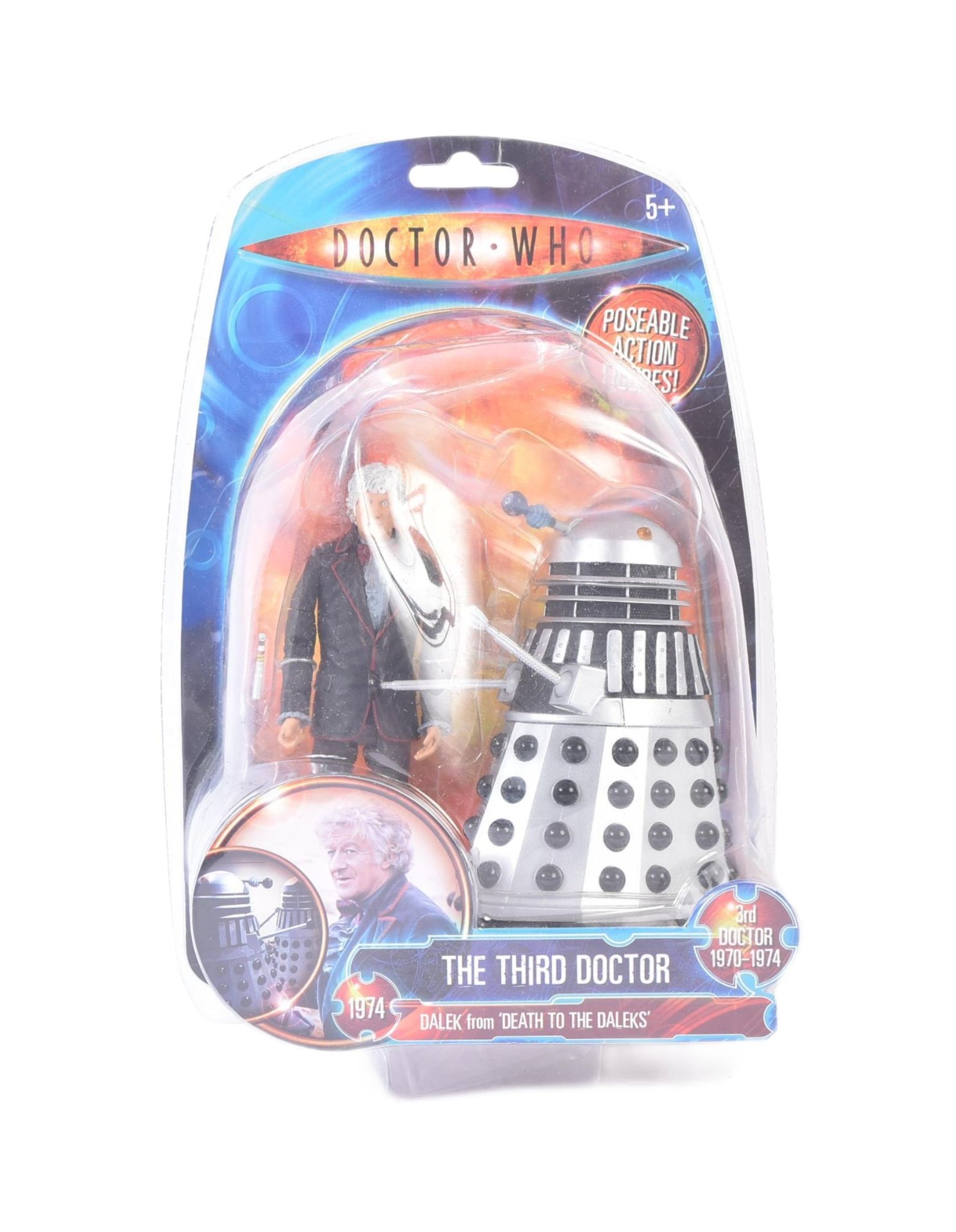 DOCTOR WHO - CHARACTER OPTIONS - THIRD DOCTOR ACTION FIGURE SET