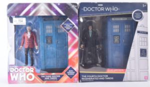 DOCTOR WHO - CHARACTER OPTIONS - DOCTOR FIGURES WITH TARDIS