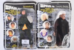 SPACE 1999 - TWO CARDED ACTION FIGURES
