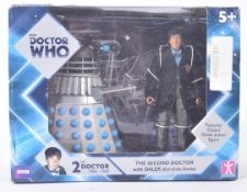 DOCTOR WHO - SECOND DOCTOR & DALEK BOXED ACTION FIGURE