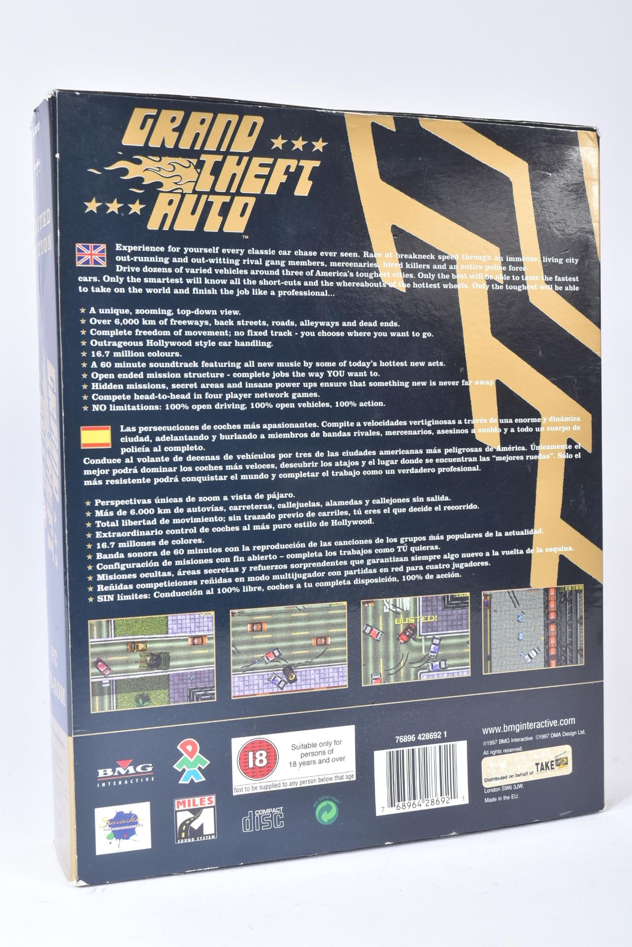 RETRO GAMING - LIMITED EDITION GRAND THEFT AUTO BIG BOX PC GAME - Bild 4 aus 5