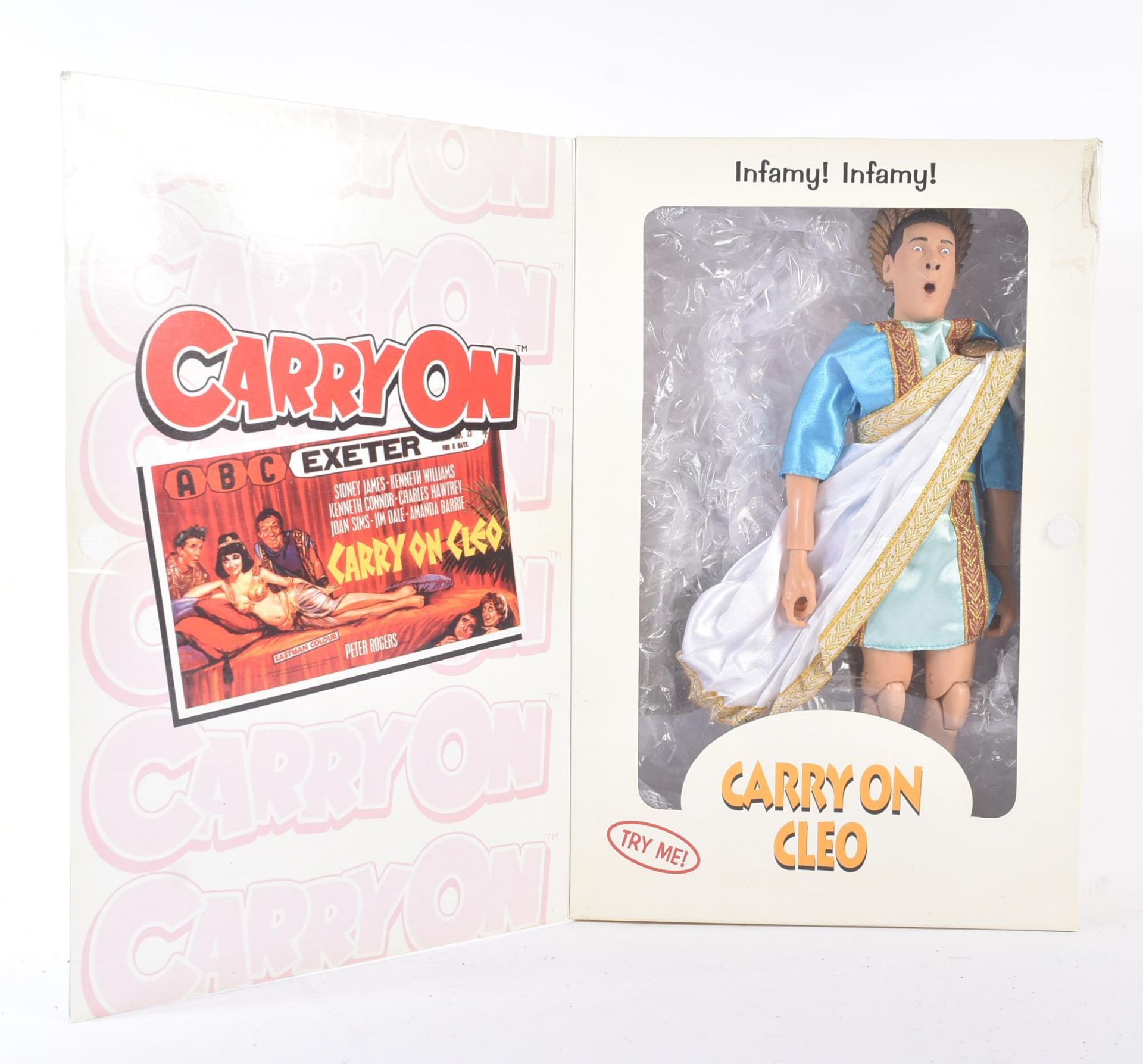 CARRY ON FILMS - PRODUCT ENTERPRISE - TALKING KENNETH WILLIAMS FIGURE