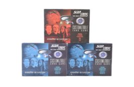 STAR TREK - COLLECTION OF X3 CUSTOMIZABLE CARD GAMES
