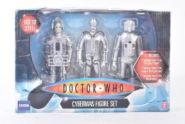 DOCTOR WHO - CHARACTER OPTIONS - AGE OF STEEL CYBERMAN FIGURE SET