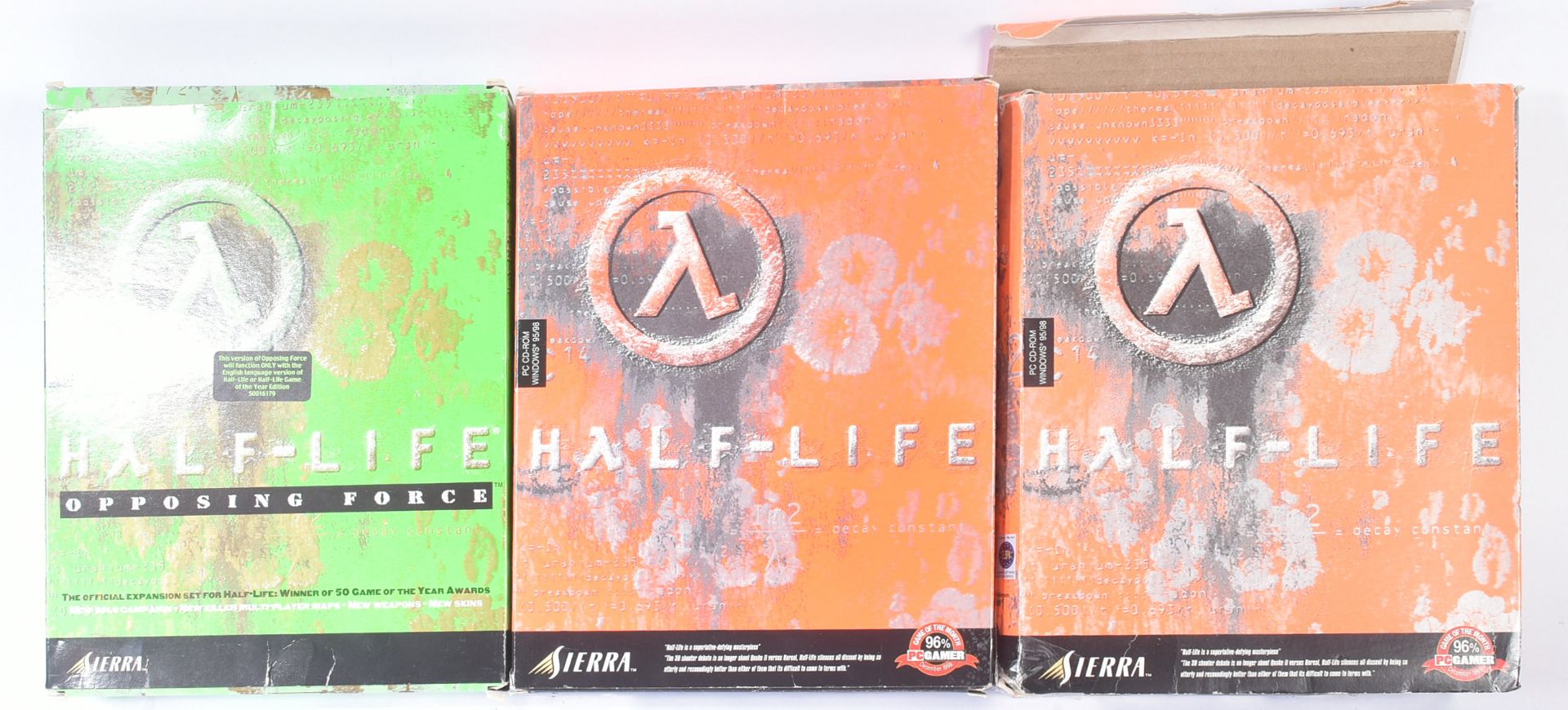 RETRO GAMING - VINTAGE BIG BOX PC GAMES ' HALF LIFE '