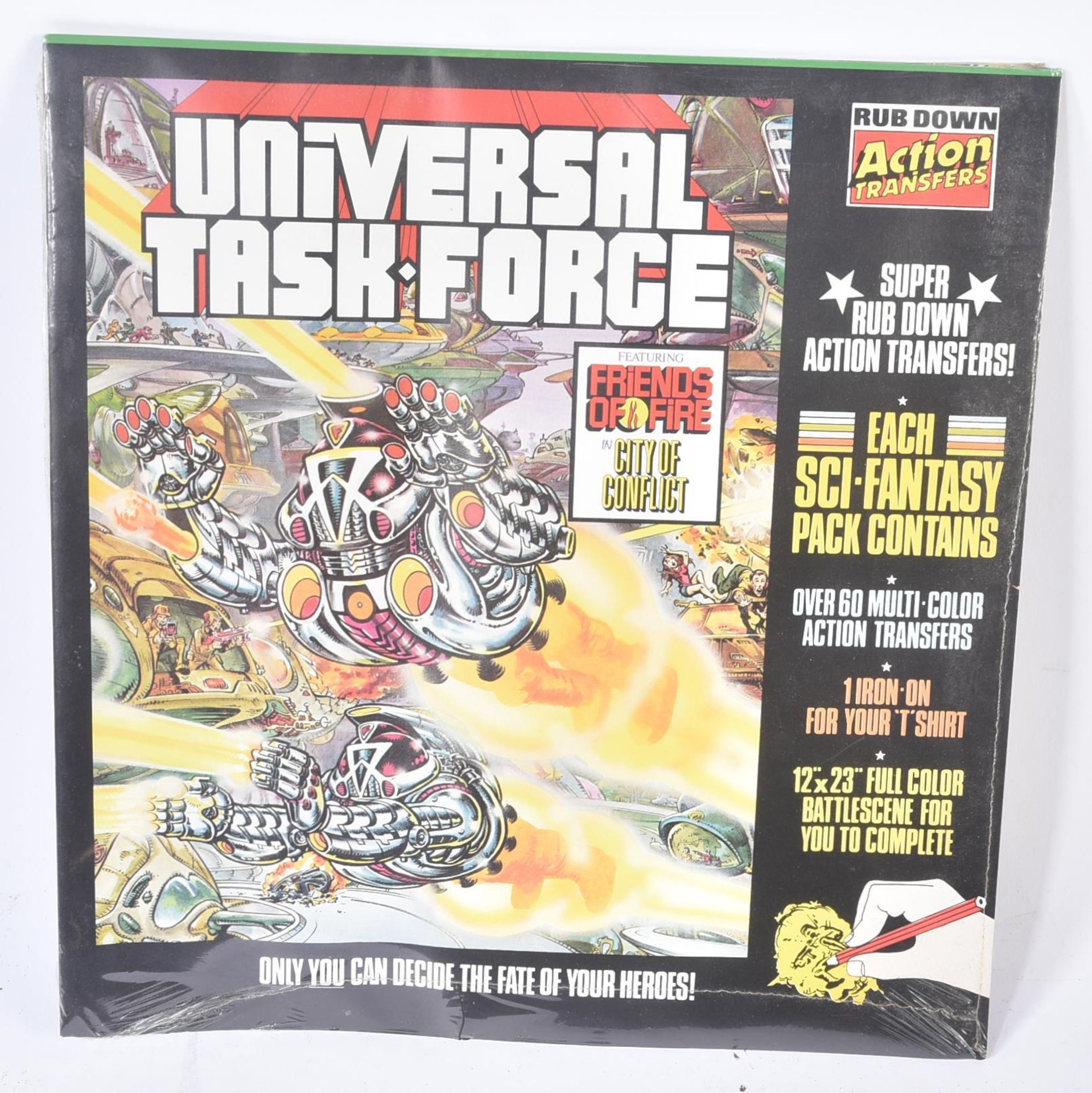 UNIVERSAL TASK FORCE - LETRESET ACTION TRANSFERS - FACTORY SEALED - Image 4 of 5