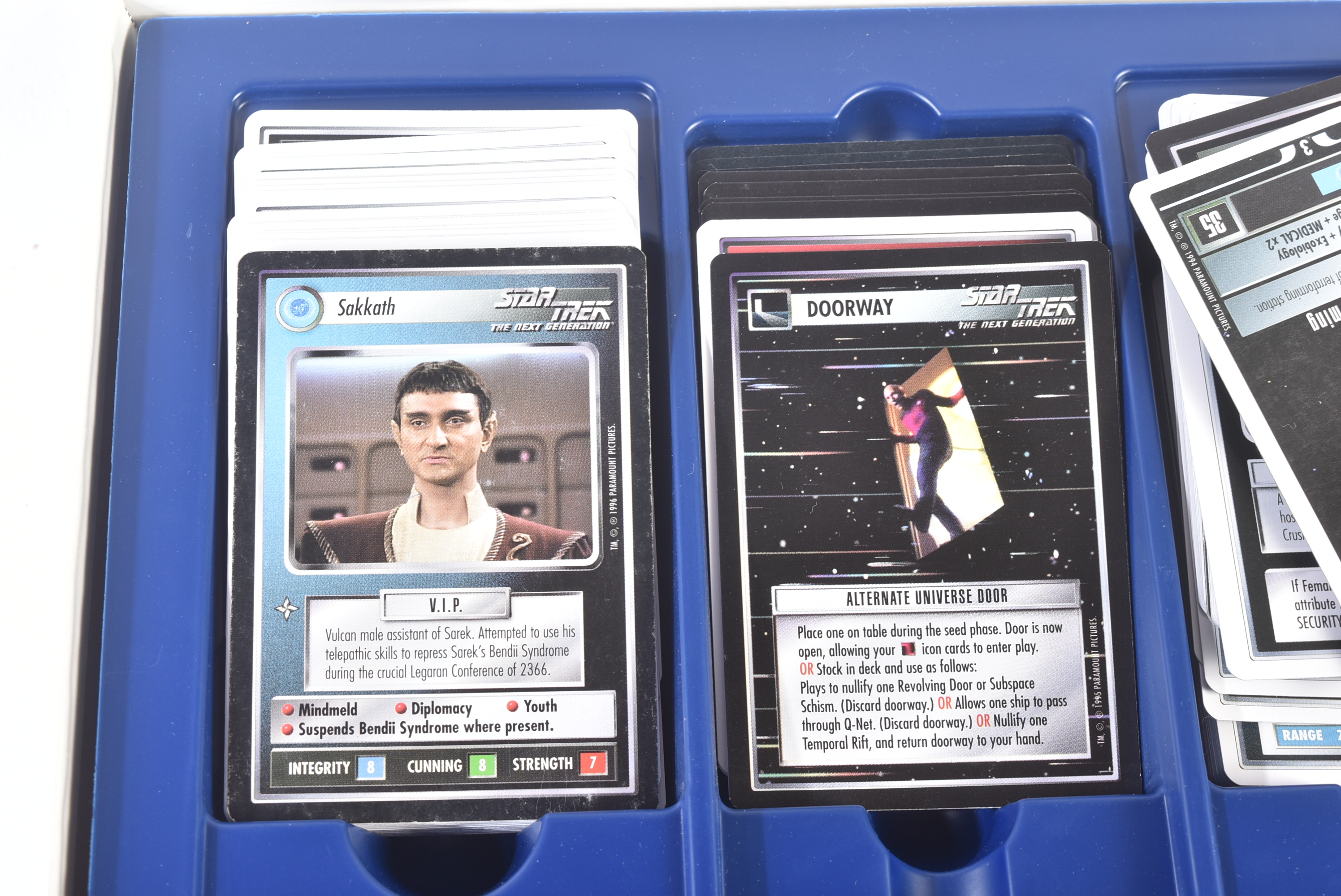 STAR TREK - COLLECTION OF X3 CUSTOMIZABLE CARD GAMES - Image 2 of 3