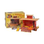 VINTAGE TOMY CLUB HOUSE CABOOSE PLAYSET