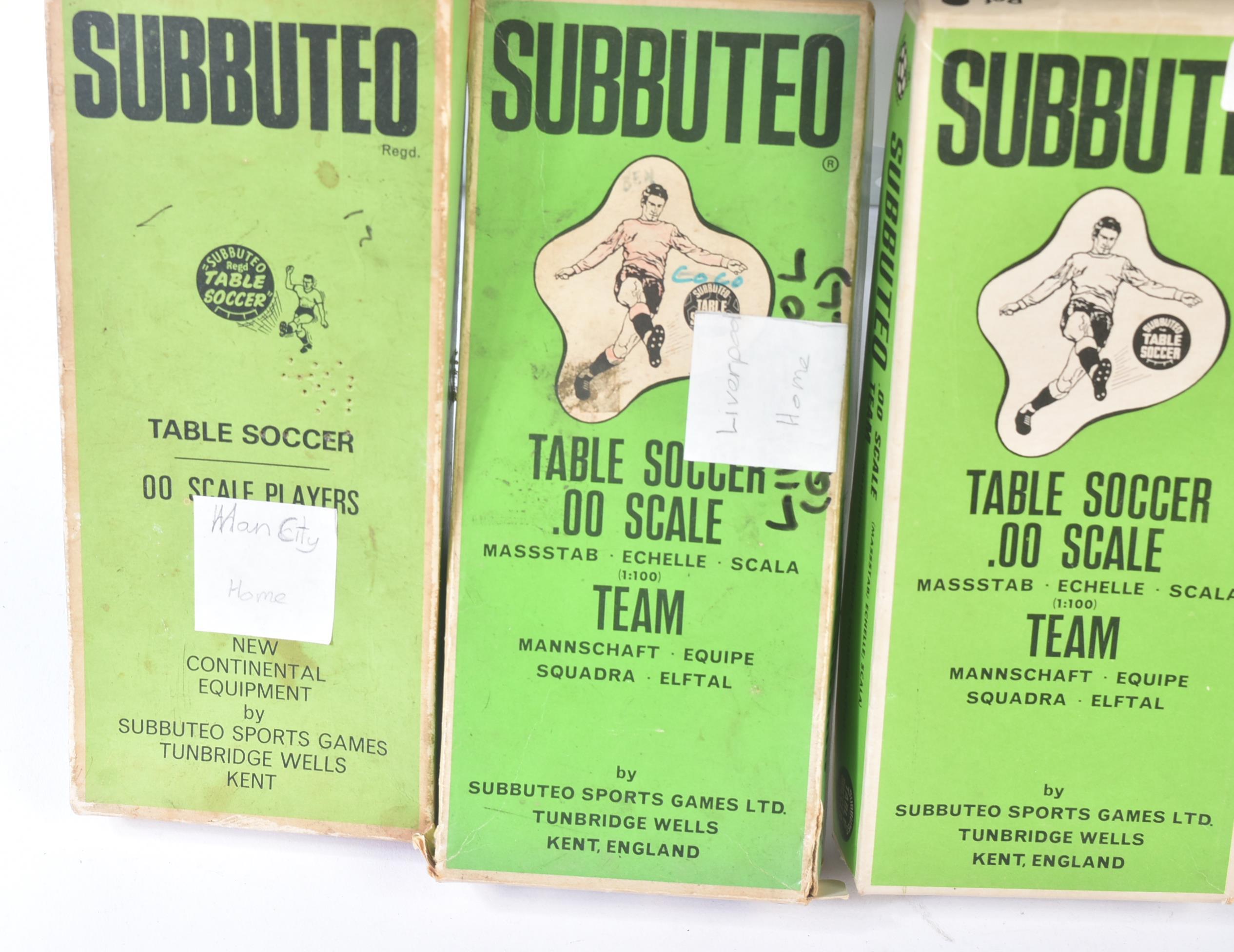 COLLECTION OF ASSORTED SUBBUTEO TABLE TOP FOOTBALL GAME ACCESSORIES - Image 2 of 7