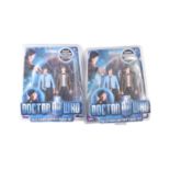 Doctor Who - Character Options - x2 ' The Eleventh Doctor's Crash Set ' twin action figures. Both fa