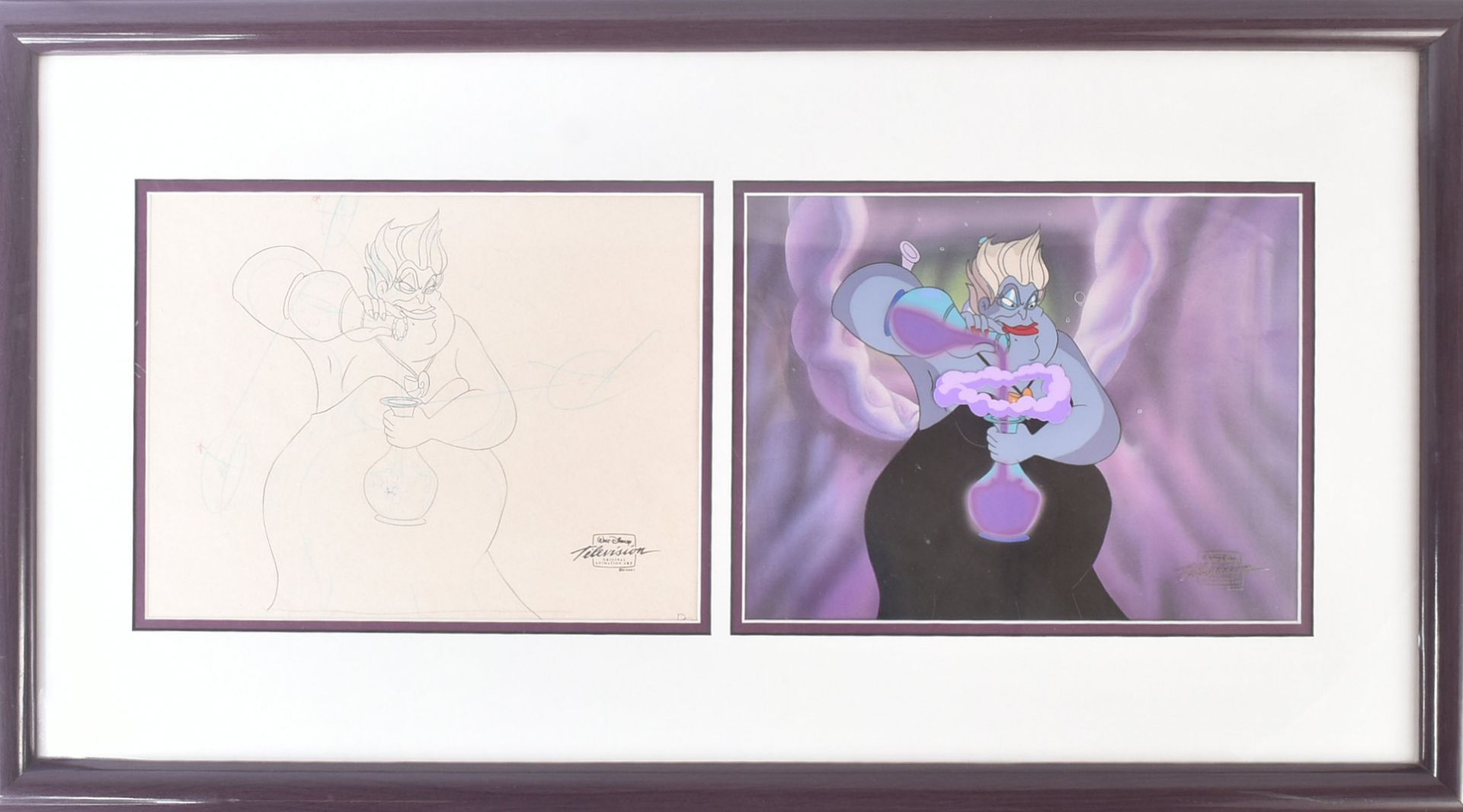 WALT DISNEY – THE LITTLE MERMAID (1989) – ORIGINAL PRODUCTION ARTWORK