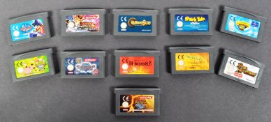RETRO GAMING - GAME BOY ADVANCE - COLLECTION OF ELEVEN GAMES