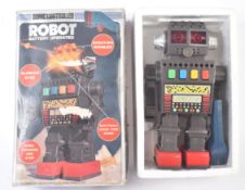 VINTAGE BATTERY OPERATED SONIC CONTROLLED ROBOT