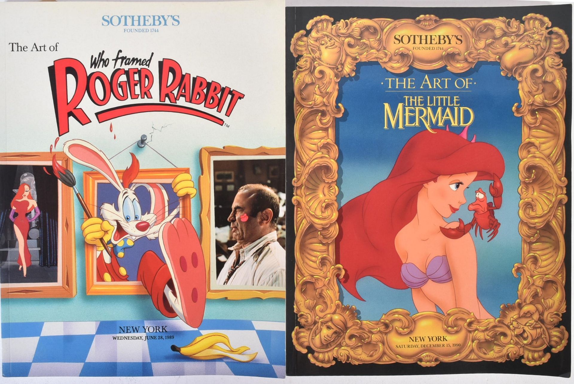 ANIMATION - TWO SOTHEBY'S ANIMATION ARTWORK RELATED CATALOGUES