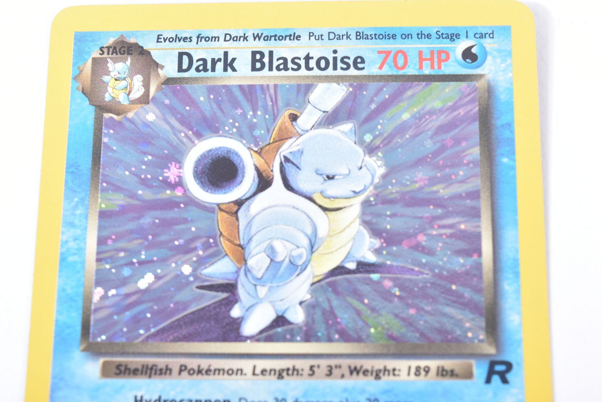 POKEMON - WOTC TEAM ROCKET DARK BLASTOISE CARD - Image 2 of 4