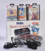 RETRO GAMING - BOXED SEGA MASTER SYSTEM II WITH GAMES