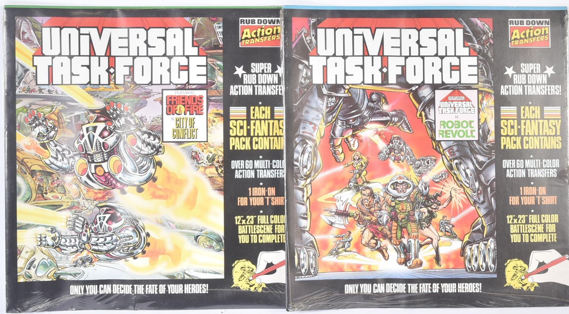 UNIVERSAL TASK FORCE - LETRESET ACTION TRANSFERS - FACTORY SEALED