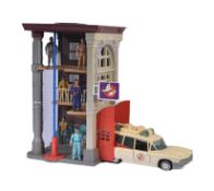 GHOSTBUSTERS - VINTAGE KENNER FIREHOUSE , ECTO 1 & ACTION FIGURES