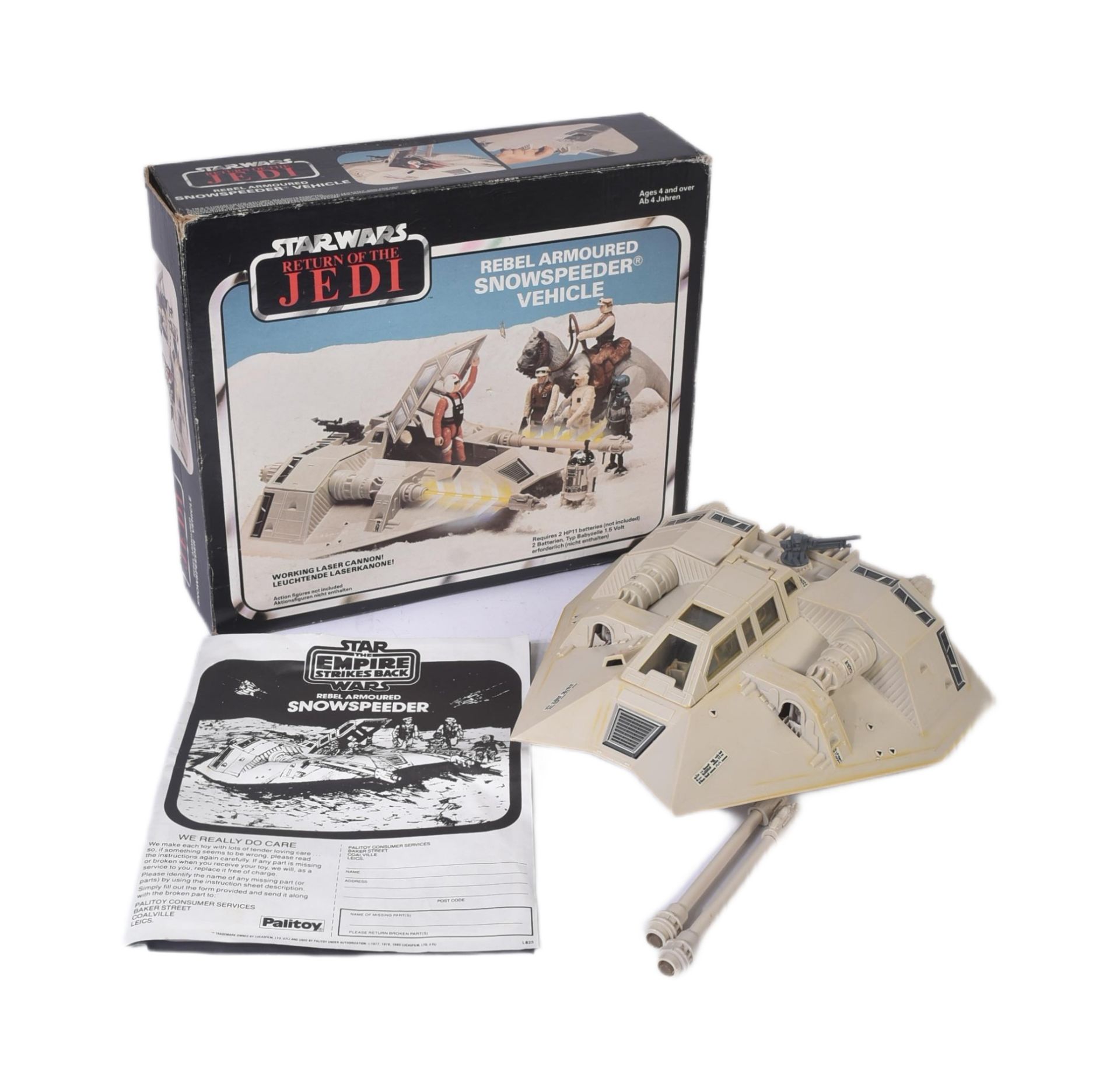 STAR WARS - ORIGINAL VINTAGE PALITOY SNOWSPEEDER VEHICLE