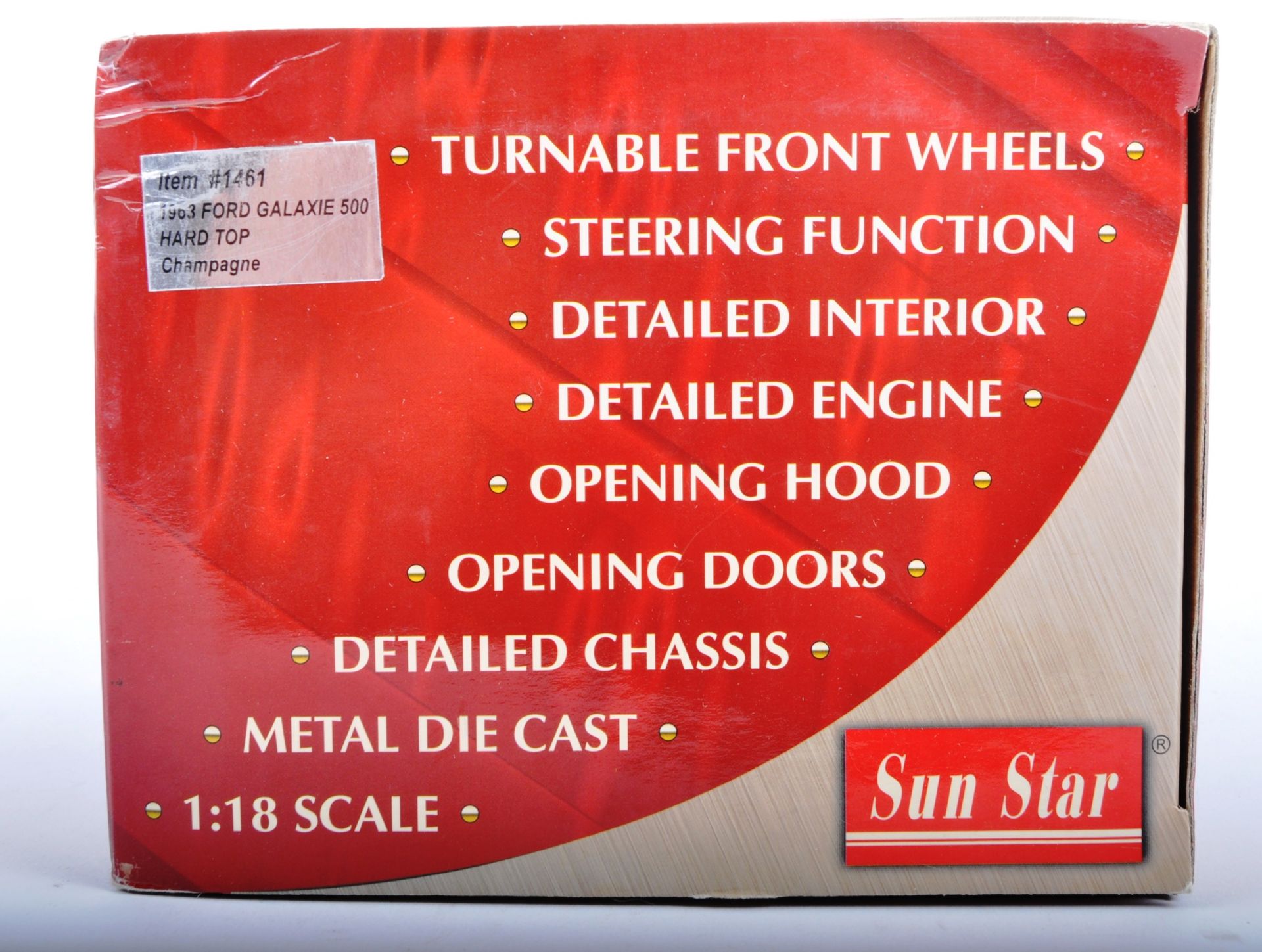 SUN STAR 1/18 SCALE METAL DIECAST MODEL CAR - Image 3 of 4