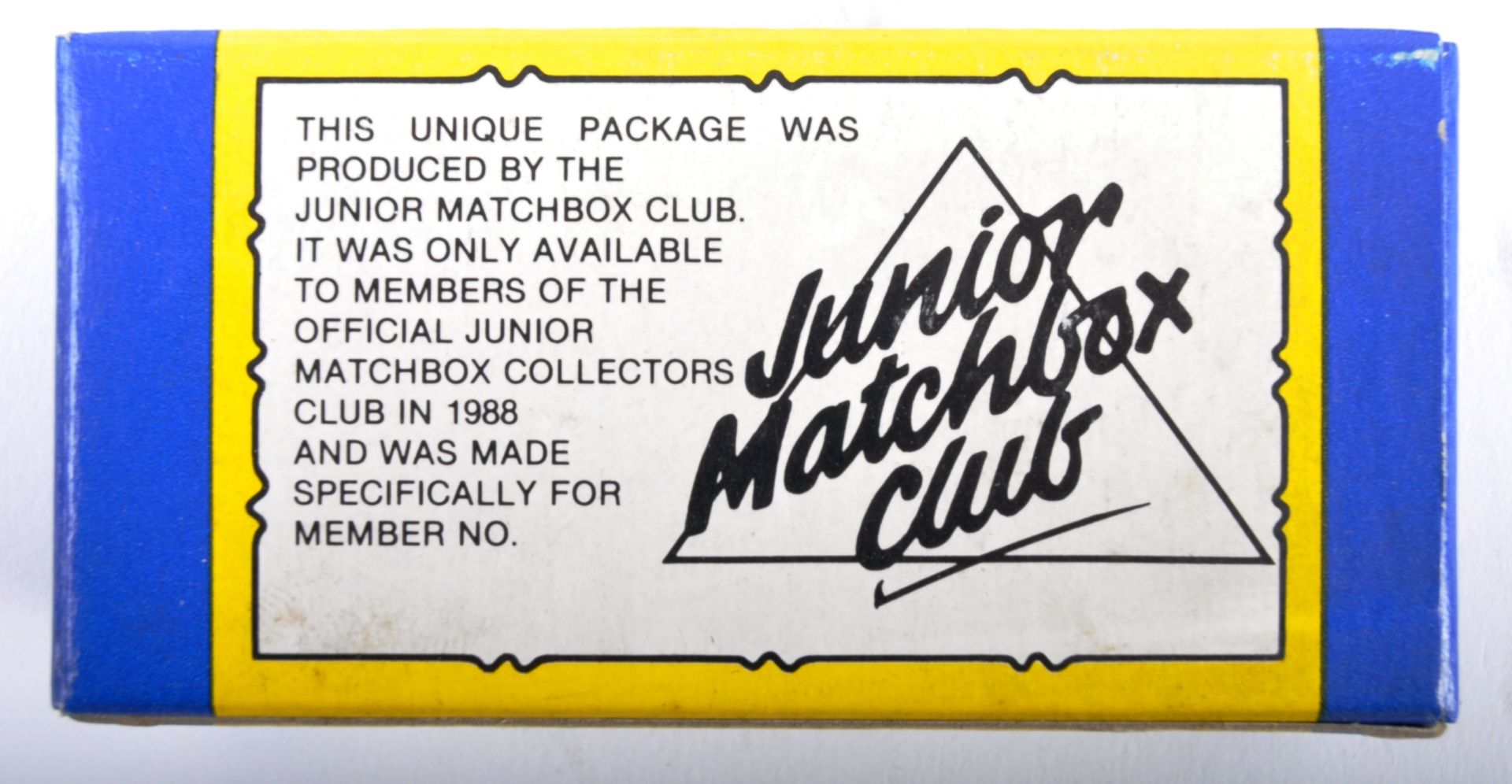 JUNIOR MATCHBOX CLUB VINTAGE PACKAGING - Bild 3 aus 4