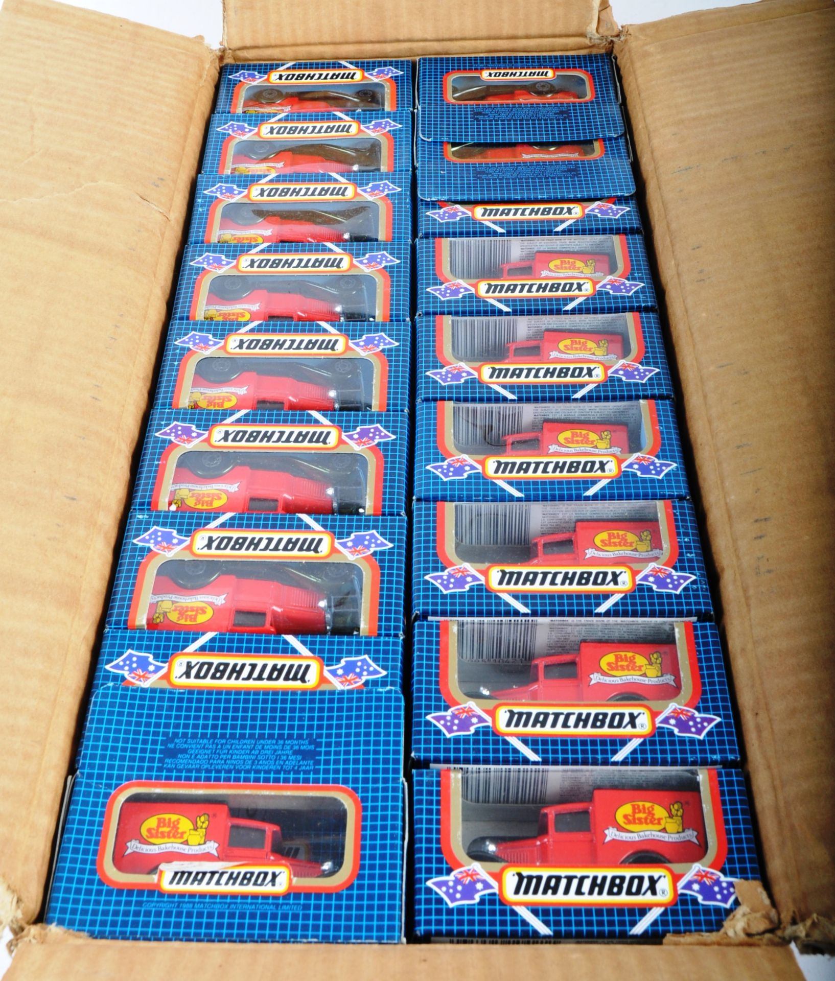 MATCHBOX 1-75 SERIES TRADE BOX DIECAST MODEL CARS