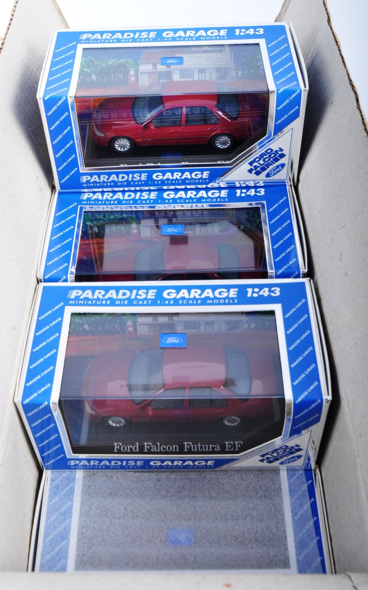 PARADISE GARAGE SERIES TRADE BOX DIECAST MODEL CARS