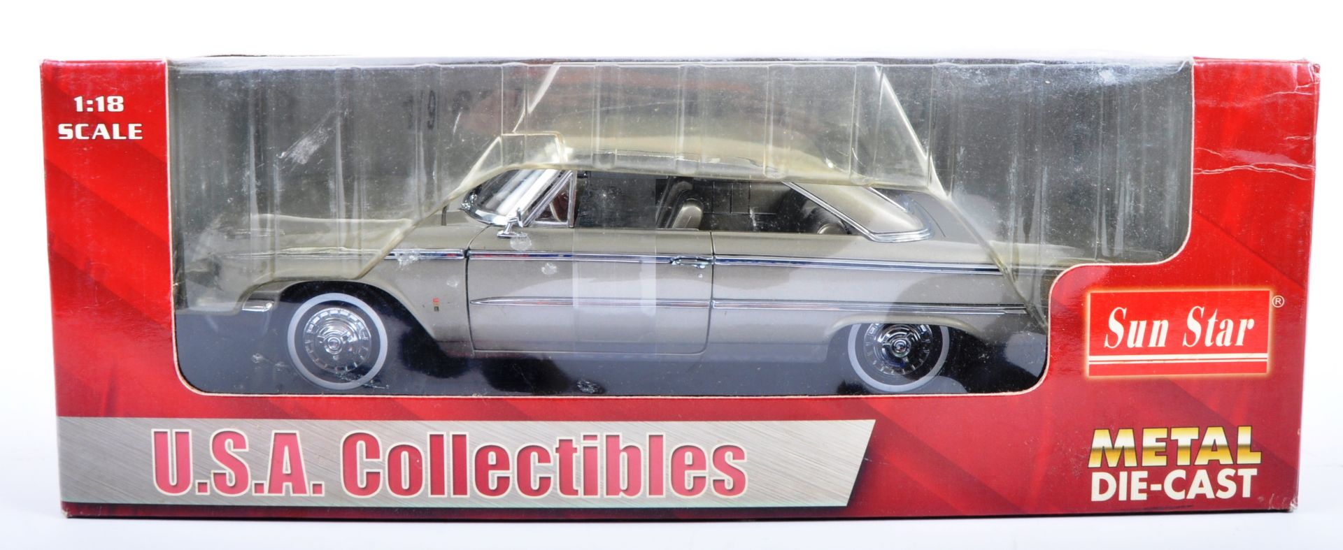 SUN STAR 1/18 SCALE METAL DIECAST MODEL CAR