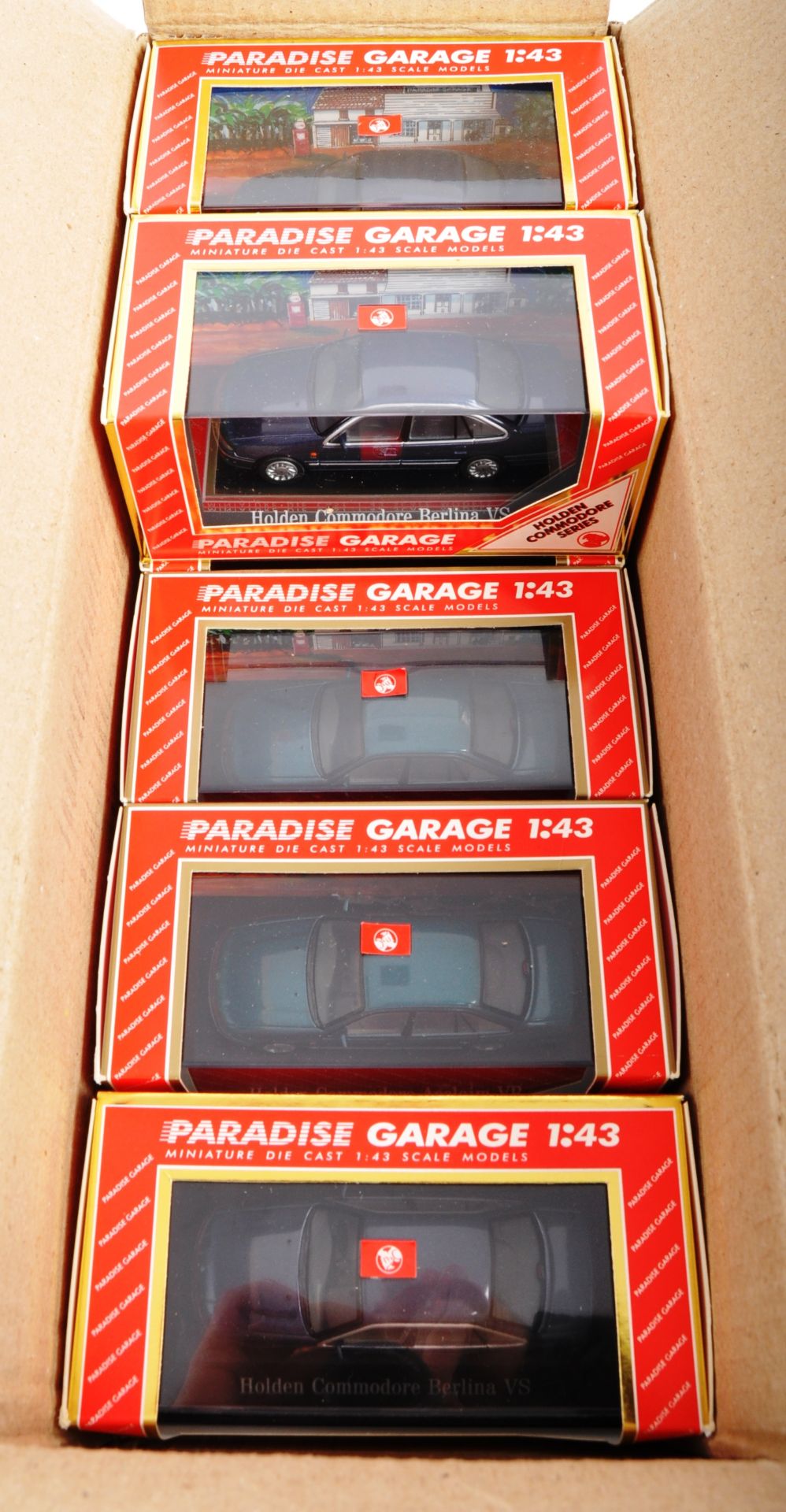 PARADISE GARAGE SERIES TRADE BOX DIECAST MODEL CARS