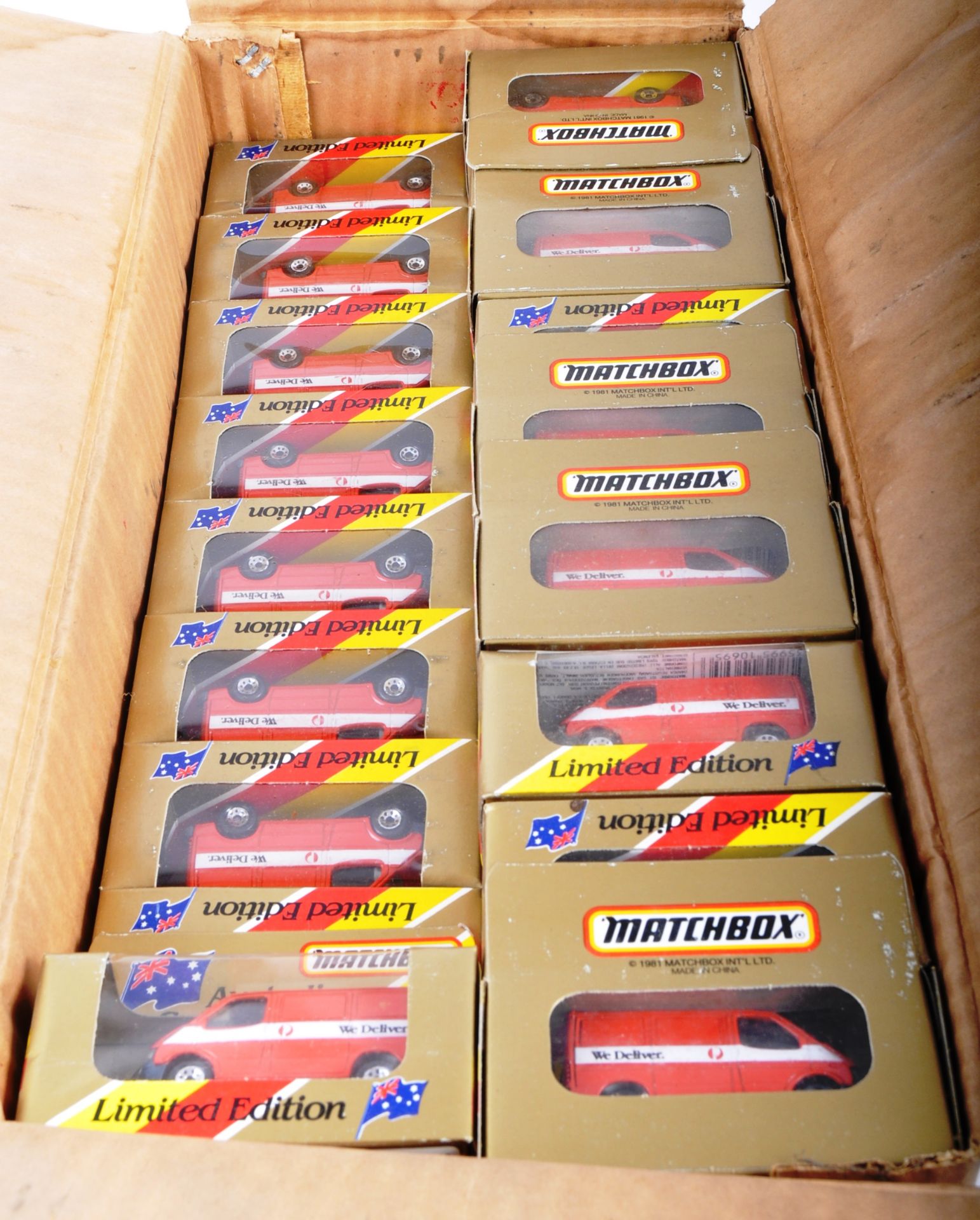 MATCHBOX 1-75 SERIES TRADE BOX DIECAST MODEL CARS