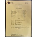 THE GOODIES (BBC 1970-1982) – ORIGINAL CAMERA SCRIPT