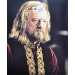 COLLECTION OF BERNARD HILL - LORD OF THE RINGS - SIGNED 8X10"