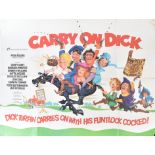 CARRY ON DICK (1974) - ORIGINAL BRITISH QUAD FILM POSTER
