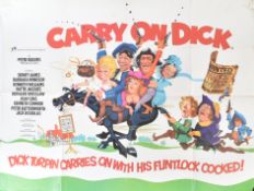 CARRY ON DICK (1974) - ORIGINAL BRITISH QUAD FILM POSTER