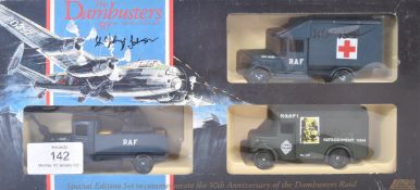 DAMBUSTERS - GEORGE JOHNNY JOHNSIGN SIGNED DIECAST MODEL SET