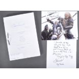 COLLECTION OF BERNARD HILL - LOTR - THE TWO TOWERS (2002) SCRIPT