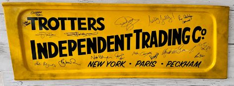 ONLY FOOLS & HORSES - CAST SIGNED TROTTER VAN PANEL