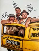 ONLY FOOLS & HORSES - THE MUSICAL - CAST AUTOGRAPHED 11X14" PHOTO