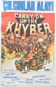CARRY ON UP THE KHYBER (1968) - ORIGINAL TURKISH ONE SHEET POSTER