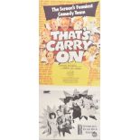 THAT'S CARRY ON (1977) - AUSTRALIAN DAYBILL CINEMA POSTER