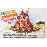 CARRY ON CAMPING (1969) - DANISH ONE SHEET MINI-POSTER