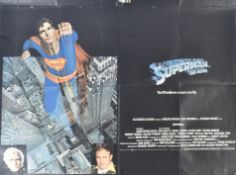 SUPERMAN THE MOVIE (1978 ) - ORIGINAL BRITISH QUAD POSTER