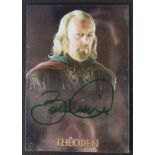 COLLECTION OF BERNARD HILL - LORD OF THE RINGS - TOPPS CARD