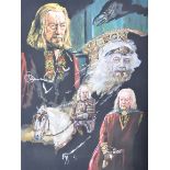 COLLECTION OF BERNARD HILL - FAN ARTWORK