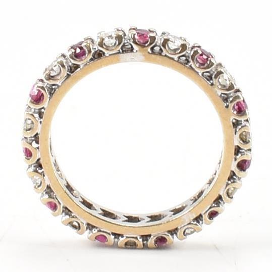 FRENCH RUBY & DIAMOND ETERNITY RING - Image 7 of 9